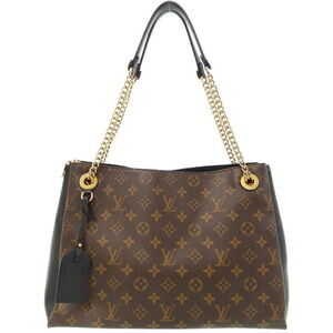 Louis Vuitton Monogram Leather Brown Surenne Chain Tote Bag